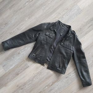 Leather jacket